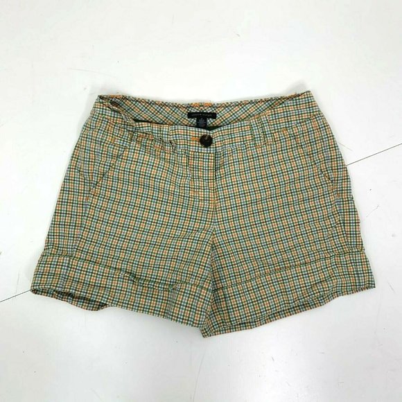 Tommy Hilfiger Pants - Tommy Hilfiger Women's Plaid Casual Shorts Size 2